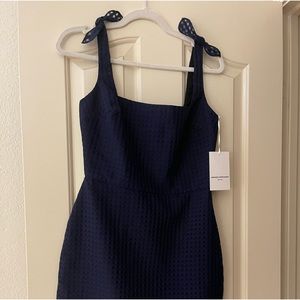 Amanda Uprichard classic navy blue dress new with tags